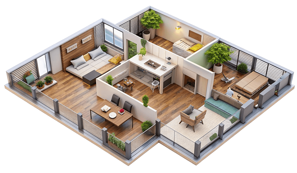 3D Interior Floor Plan